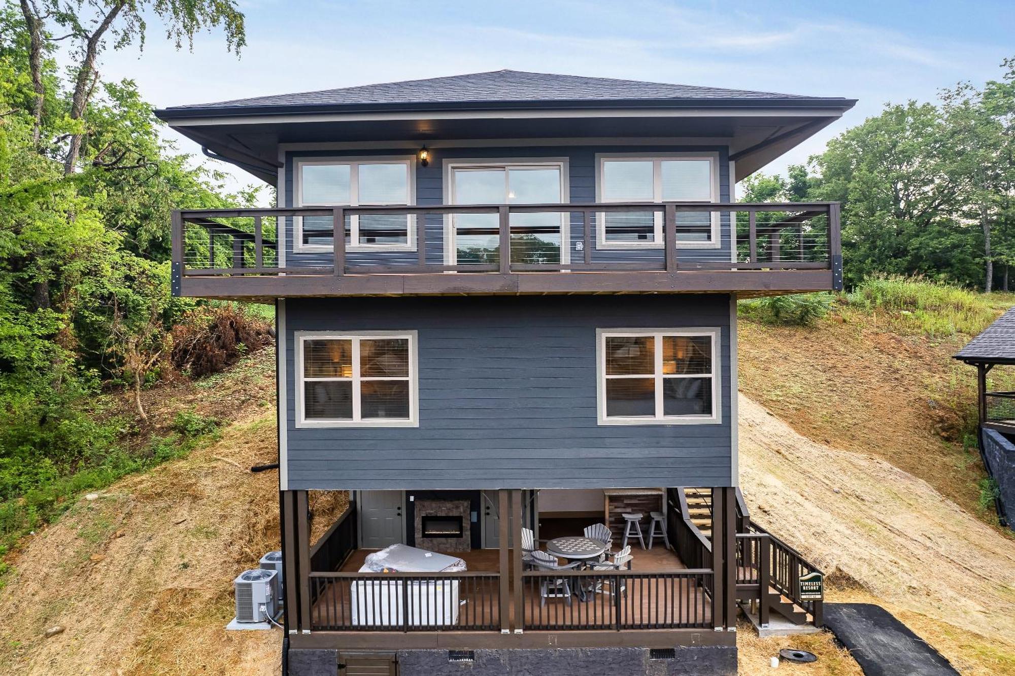 Вилла Smokies Treehouse Севьервилл Экстерьер фото